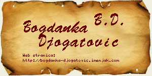 Bogdanka Đogatović vizit kartica